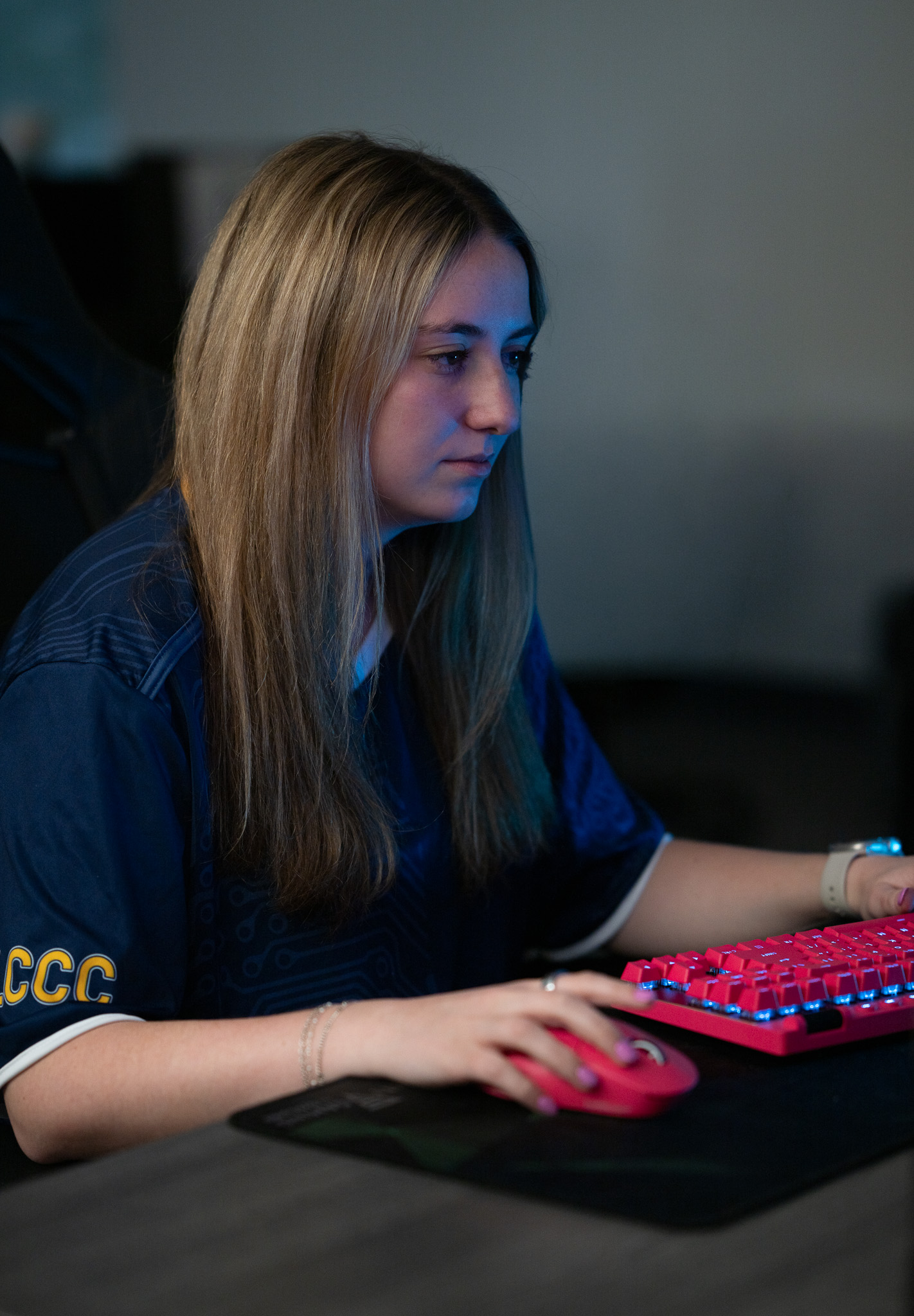 Victoria Kershaw competing in Fortnite
