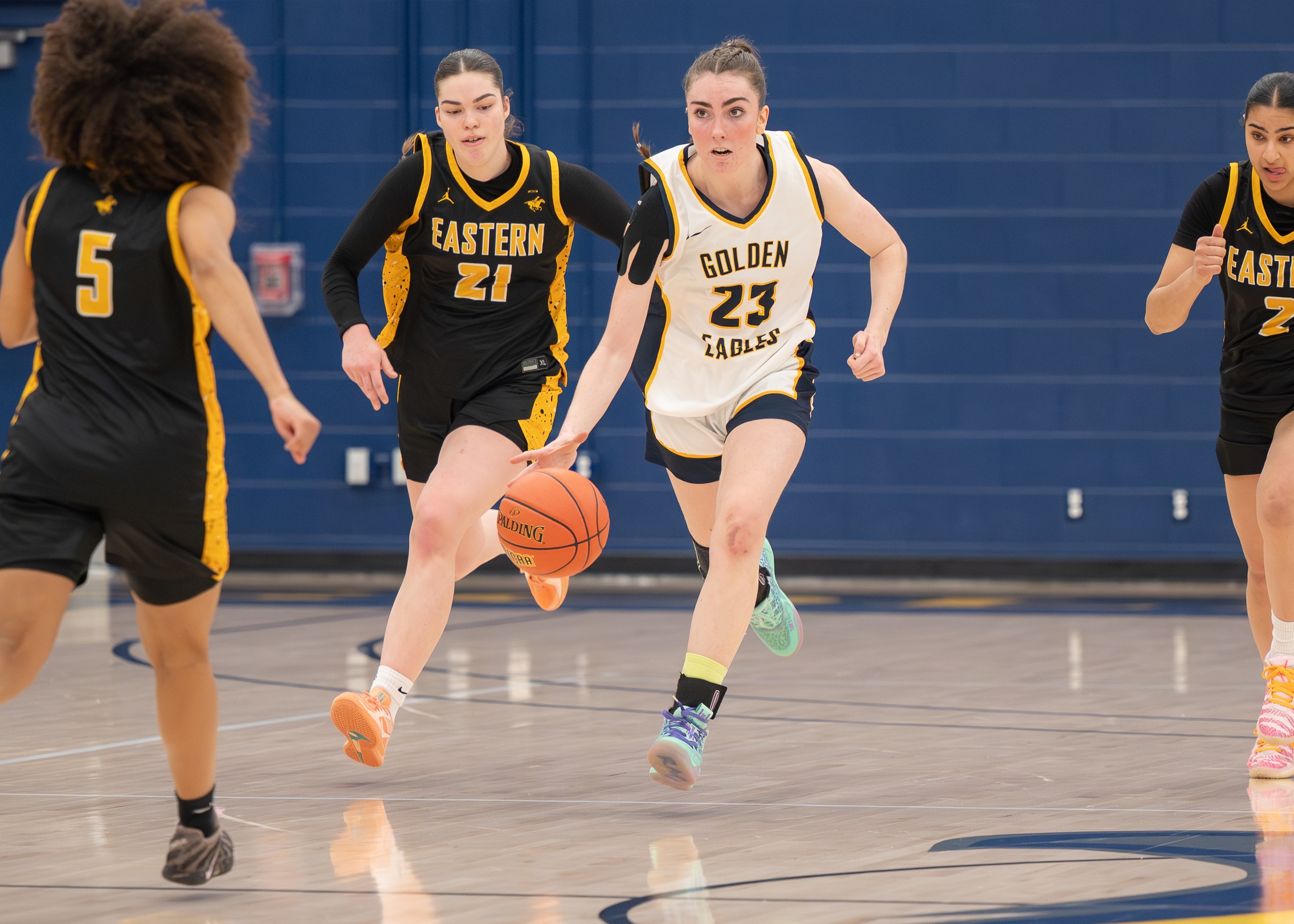 Golden Eagles Claim Convincing Road Win in Playoff Opener