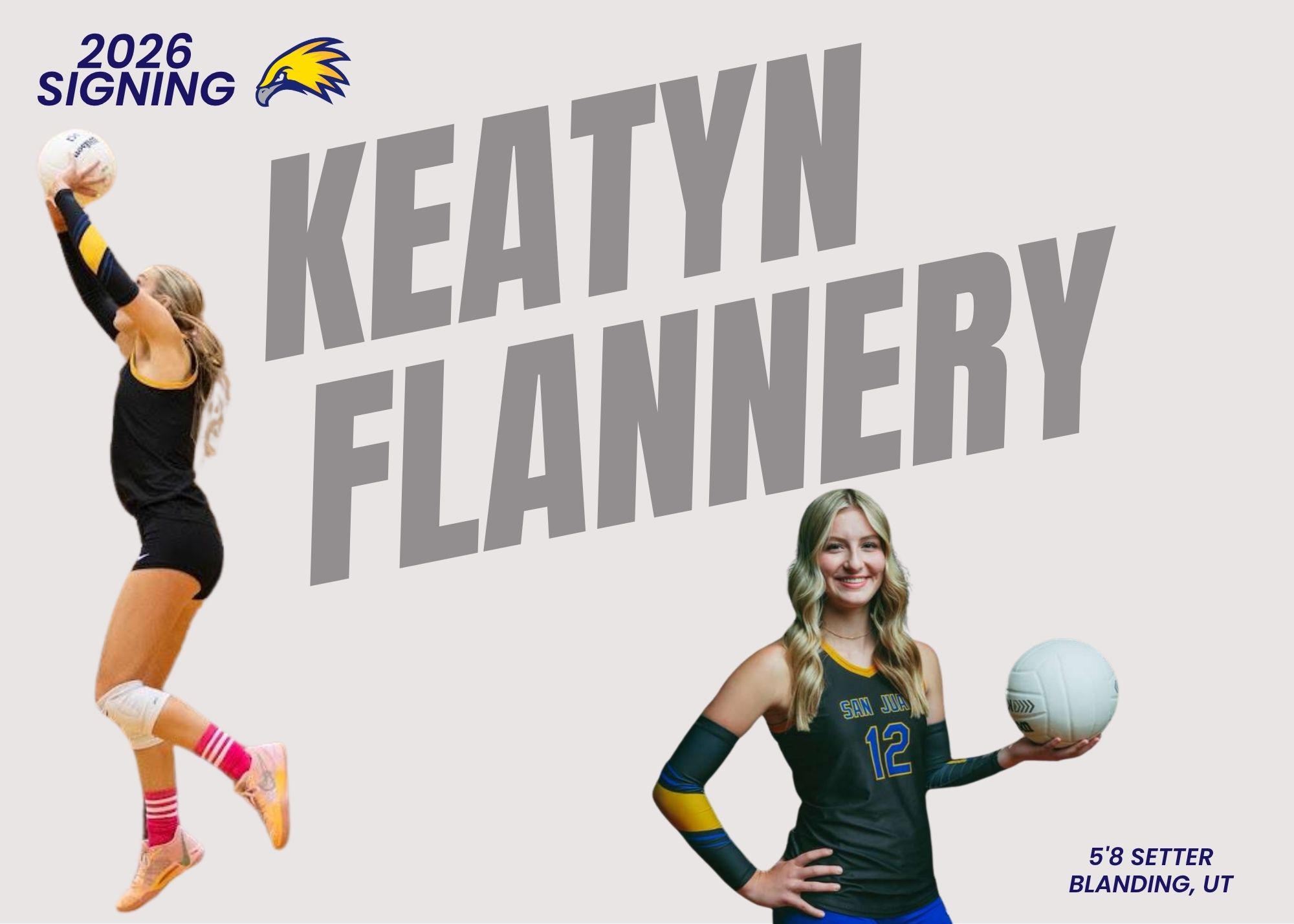 LCCC Volleyball Adds Utah Setter Keatyn Flannery to the 2026 Roster